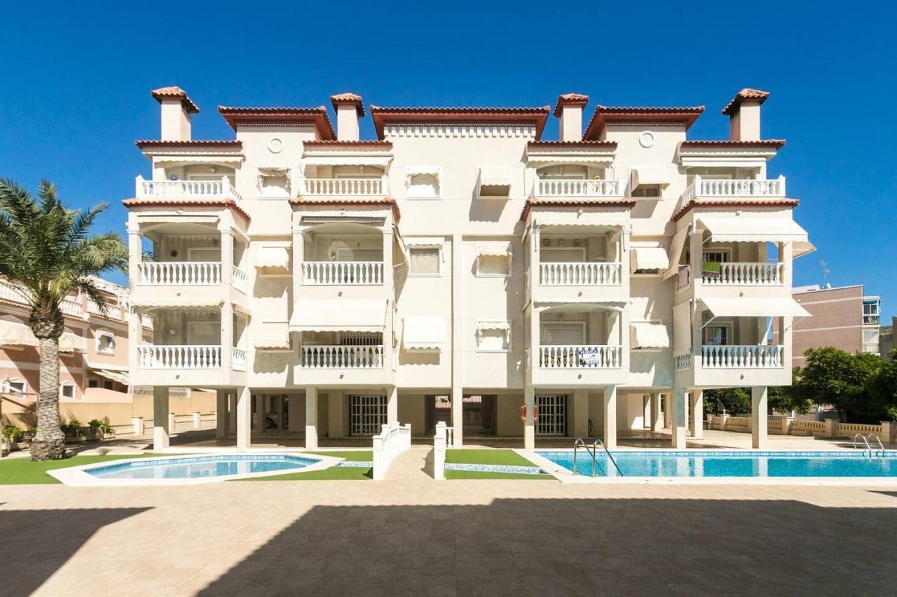 Fantastico Apartamento Con Piscina Santa Pola Bagian luar foto
